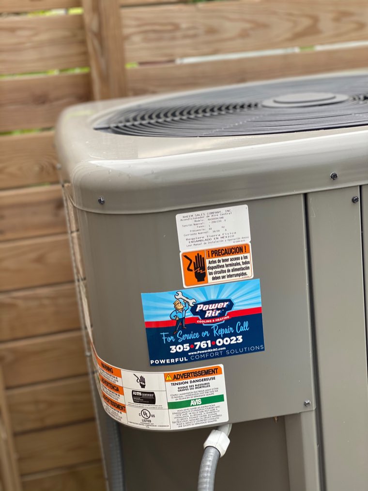 Fresh AC condenser install